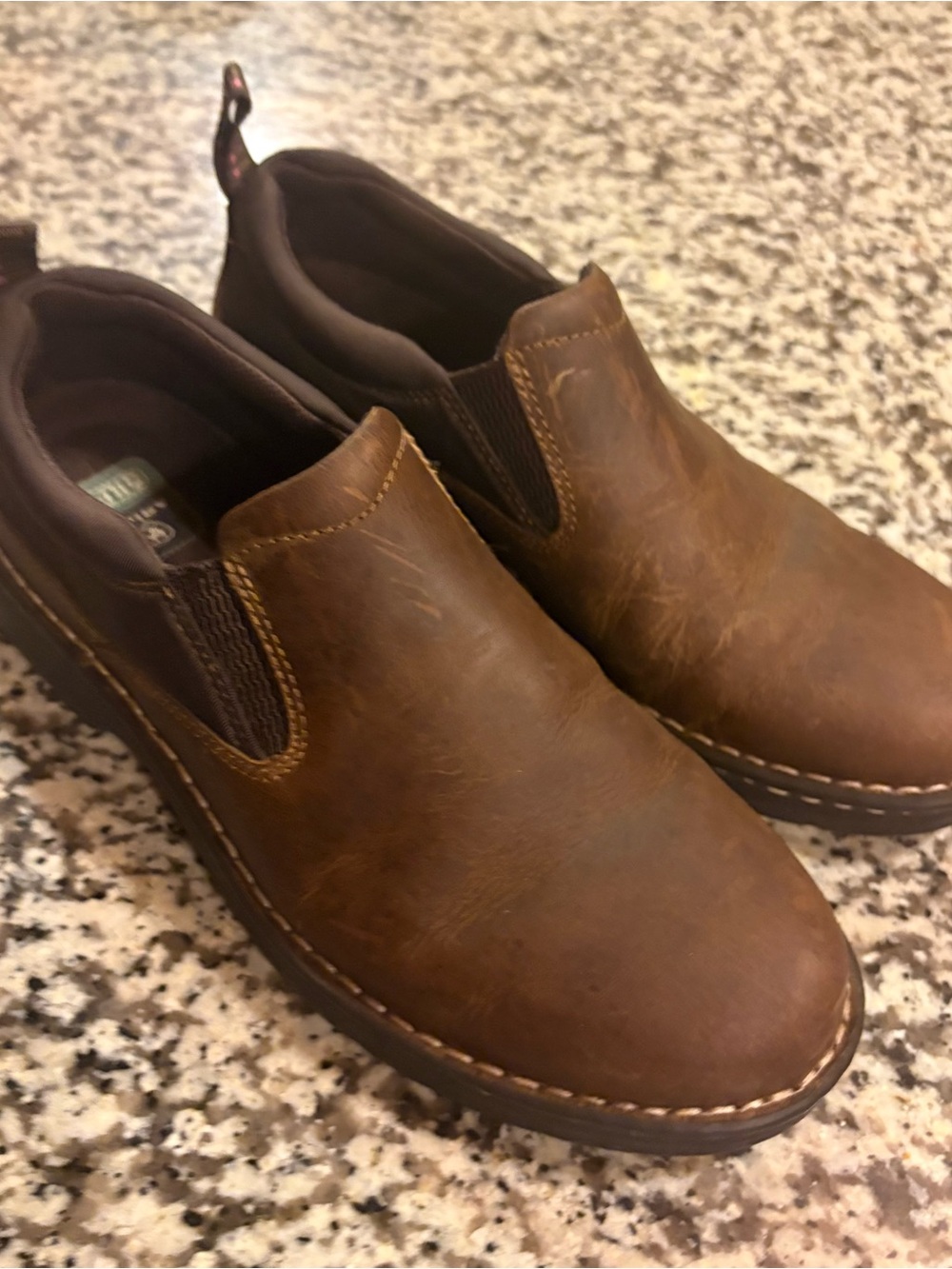 Ariat Brown Slip-On Leather Casual Loafers